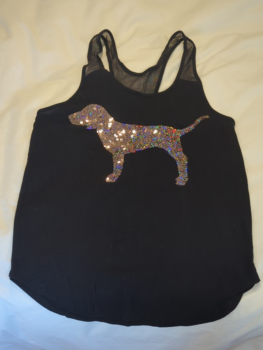 PINK XS Bling Tank Top